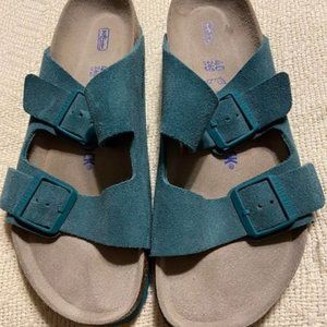 Birkenstock Teal Sandals Women's 40